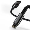 Baseus Kábel Tugsten Gold USB na Lightning 2.4A 1m Čierny