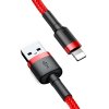 Baseus Dátový kábel Cafule USB to Lightning 1.5A 2m Červený