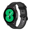 Techsuit Remienok 20mm W002 Čierny Samsung Galaxy Watch Huawei GT