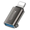 Yesido OTG Adaptér GS14 USB 3.0 na Lightning 480Mbps Čierna