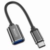 Yesido OTG Kábel Adaptér GS01 Type-C na USB 2.0 Plug & Play Čierny