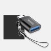 Yesido OTG Adaptér GS06 Type-C na USB 3.0 Plug Play 5Gbps Čierny