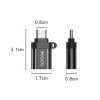 Yesido OTG Adaptér GS06 Type-C na USB 3.0 Plug Play 5Gbps Čierny