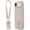Guess Hardcase 4G Strass Logo & Big Strap iPhone 17 Air ružová