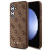Guess Hardcase 4G Classic pre Samsung Galaxy S24 FE hnedý