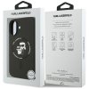 Karl Lagerfeld Silicone KC Body Ring MagSafe iPhone 17 čierny