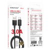 Borofone dátový kábel Placer Series BX120 USB na Type-C 3A 1m čierny