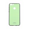 Zadný pevný kryt GLASS na Huawei P Smart limetkový