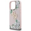 Guess Hardcase 4G Grained Roses Big Logo iPhone 16 Pro ružová