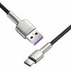 Baseus Cafule Series Metal USB-C Rýchlonabíjací 66W 1m Čierny