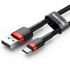 Baseus Dátový kábel Cafule CATKLF-U91 USB na USB-C 3m Červenočierna