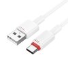 Borofone dátový kábel Beneficio Series BX110 USB na Type-C 3A 1m biely