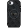 Guess 4G Ring Classic Logo MagSafe iPhone 16e Čierny