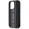Karl Lagerfeld Saffiano Athleisure Stripes puzdro iPhone 15 Pro Max ružové