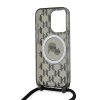 Karl Lagerfeld IML Crossbody MagSafe iPhone 15 Pro Max Monogram Karl a Choupette Head