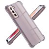 Techsuit nárazuvzdorný priehľadný silikón Samsung Galaxy S21 5G dymovo čierny