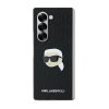Karl Lagerfeld Saffiano puzdro Samsung Galaxy Z Fold6 Monogram Head Pin čierne