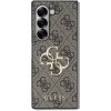 Guess Leather 4G Metal Logo puzdro Samsung Galaxy Z Fold6 hnedá
