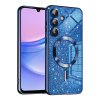 Techsuit Luxury Glitter MagSafe pre Samsung Galaxy A15 4G / A15 5G tmavomodrá