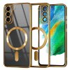 Luxusný krištáľový MagSafe Samsung Galaxy S21 FE 5G Gold