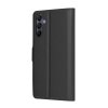 Techsuit Kožené puzdro Samsung Galaxy A15 4G A15 5G Čierna