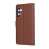 Techsuit Kožené puzdro Samsung Galaxy A54 Hnedé