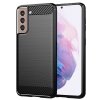 Techsuit Karbón Silikón Samsung Galaxy S21 Plus 5G Čierny