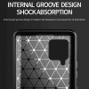 TechSuit Karbón Silikón Samsung Galaxy A42 5G Čierny
