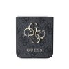 Guess Leather 4G Metal Logo puzdro Samsung Galaxy Z Flip7 hnedé