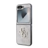 Guess Leather 4G Metal Logo puzdro Samsung Galaxy Z Flip7 hnedé