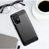 Techsuit Carbon Silicone obal Samsung Galaxy A52 A52s Čierny