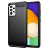 Techsuit Carbon Silicone obal Samsung Galaxy A52 A52s Čierny