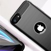 TechSuit Karbón Silikón iPhone SE 2 3 Čierny