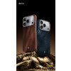 Benks magnetic armor air armor grid kevlar case metal frame 600D (0070) pre iPhone 17 Pro Max oranžové