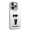 Karl Lagerfeld Hardcase Transparent iPhone 14 Pro Max Ikonik priehľadný