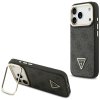Guess Hardcase 4G Triangle Logo MagSafe so stojanom iPhone 17 Pro čierny