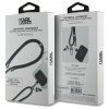 Karl Lagerfeld Crossbody Cord KLUCNMSCKIK Universal Nylon 150cm Ikonik čierna