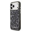Zadný kryt Karl Lagerfeld IML Leopard MagSafe pre iPhone 17 Pro Max Sivý