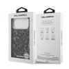 Zadný kryt Karl Lagerfeld IML Leopard MagSafe pre iPhone 17 Pro Max Sivý