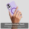 Techsuit CandyCase MagSafe pre Samsung Galaxy S25 Edge fialová
