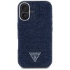 Guess Denim Trojuholníkové Logo MagSafe pre iPhone 16 modrá