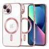 Techsuit Luxusný Krištáľový MagSafe iPhone 13 Ružový