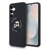 Zadný kryt Karl Lagerfeld Liquid Silicone K&CH Heads MagSafe pre Samsung Galaxy S25 FE Black