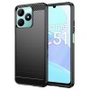 Techsuit Uhlíkový silikón Realme C51 Note 50 Čierny
