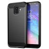 Techsuit Karbón Silikón Samsung Galaxy A6 2018 Čierny