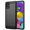 Techsuit Karbón Silikón Samsung Galaxy A51 4G Čierny