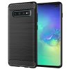 Techsuit Karbon Silikón Samsung Galaxy S10 Plus Čierna