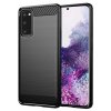 Techsuit Karbón Silikón Samsung Galaxy S20 4G S20 5G Čierna