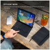 Puzdro s bezdrôtovou klávesnicou FIXED Typee pre Apple iPad Pro 12,9" (2018-2022)/iPad Pro 13"/iPad Air 13", CZ, čierne
