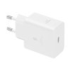 Cestovná nabíjačka EP-T4511XWE Samsung USB-C 45W + USB-C Dátový Kábel Biela